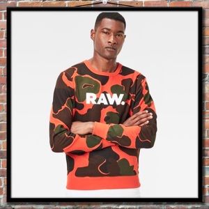 Men’s G Star Raw Olok Camo Sweatshirt